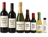 Custom Retirement Bottle Labels